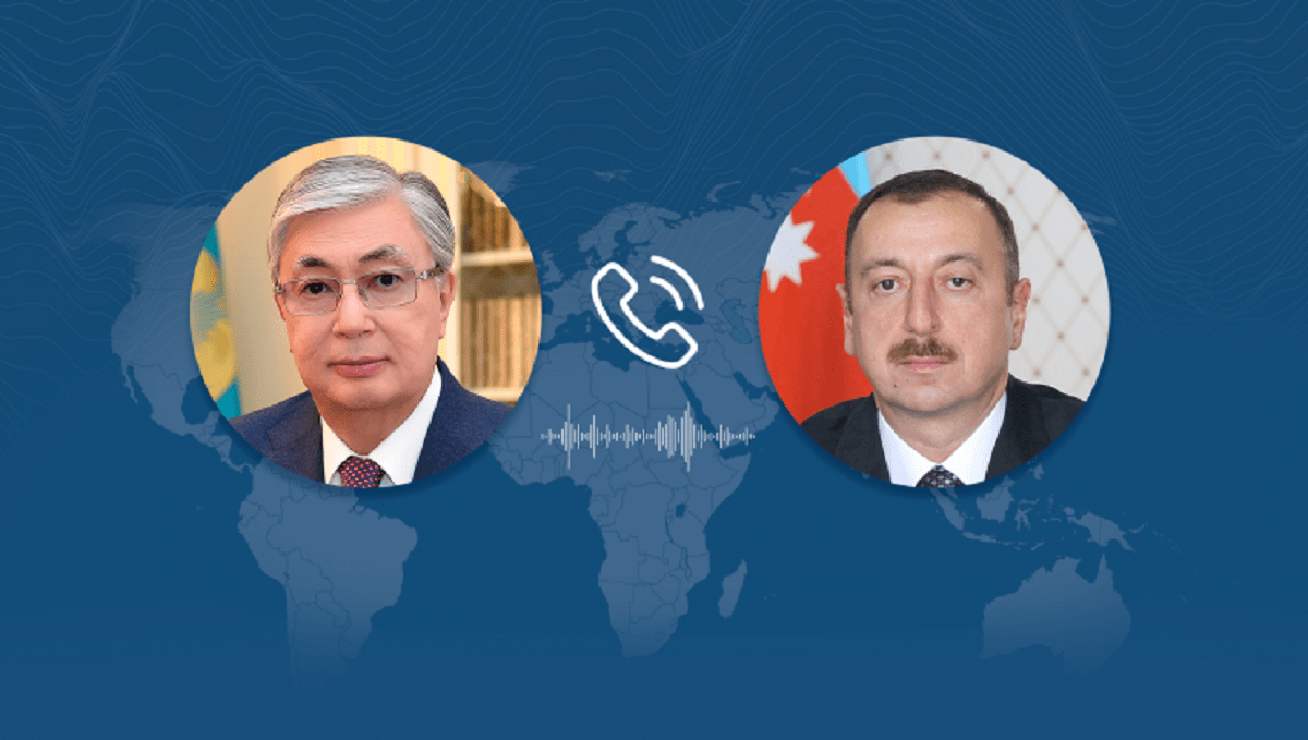 Қасым-Жомарт Тоқаев Әзербайжан Президенті Ильхам Әлиевпен телефон арқылы сөйлесті