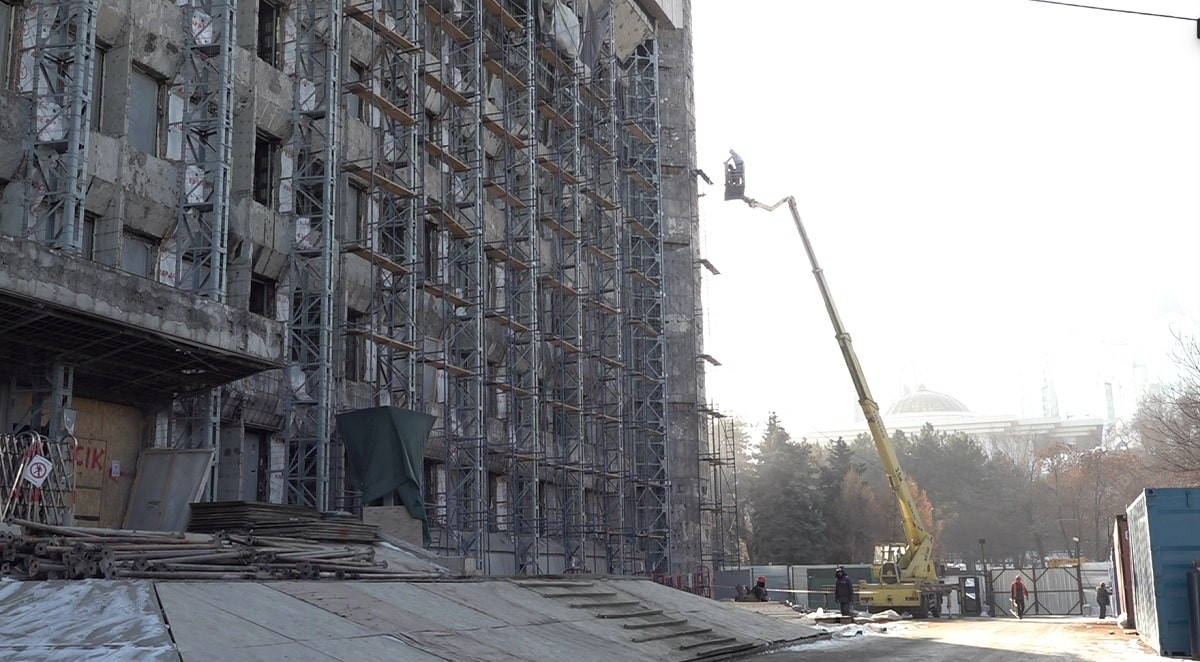 В Алматы продолжается реконструкция городского акимата