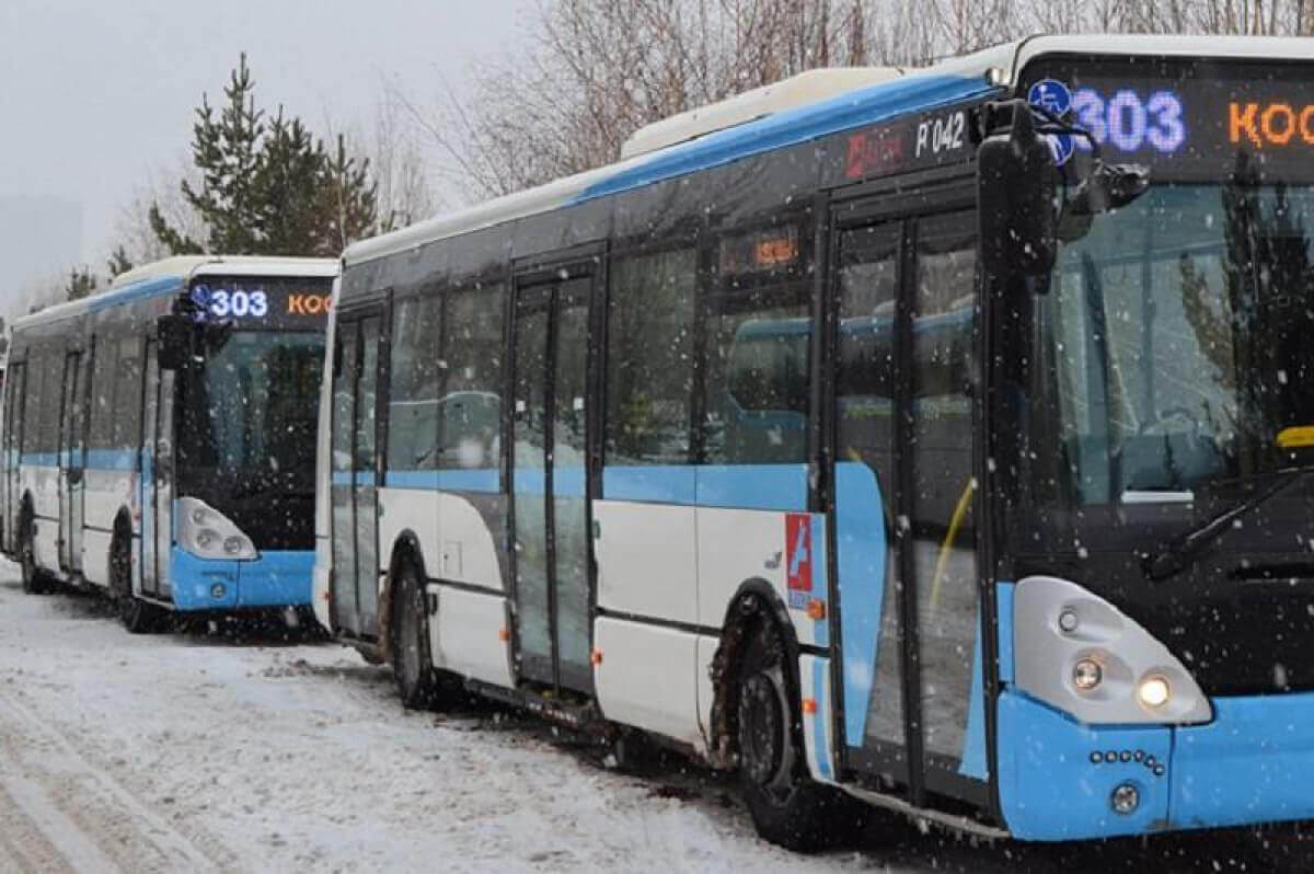 Астанада 11 бағыт бойынша қала маңына қатынайтын автобустар тоқтатылды