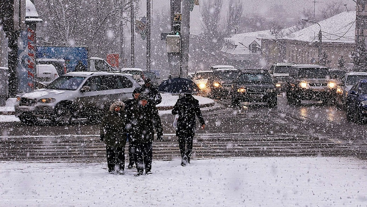 Дождь, снег и резкое похолодание: ухудшение погоды прогнозируют в Казахстане 9 января