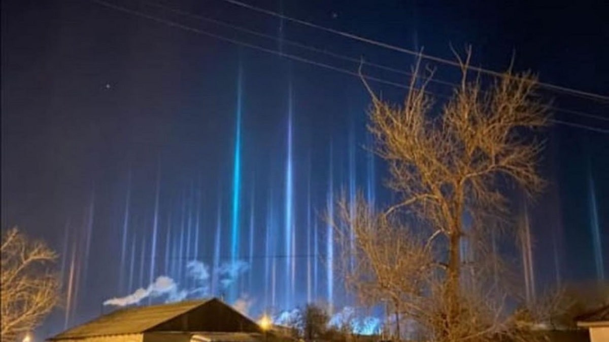 Необычное свечение в небе увидели жители Павлодарской области