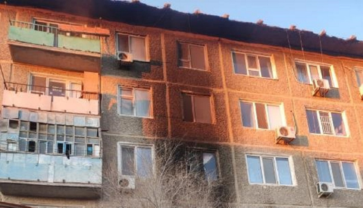 Атырау облысында 5 қабатты тұрғын үйден өрт шықты
