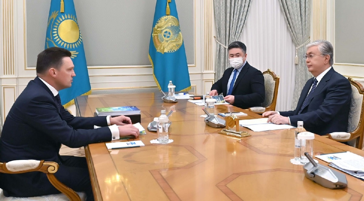 Токаев принял председателя правления Евразийского банка развития Николая Подгузова