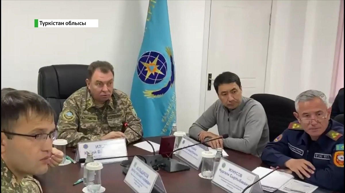 На юге Казахстана продолжают работы по ликвидации последствий паводков