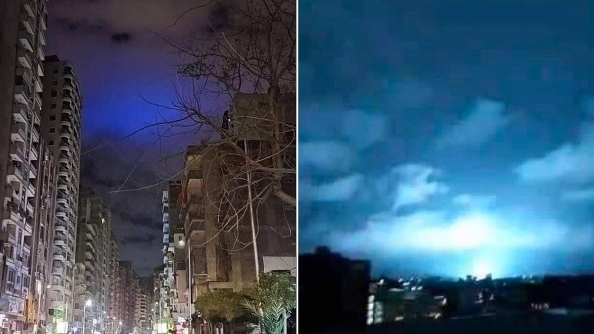 Голубая вспышка появилась на небе перед землетрясением в Турции