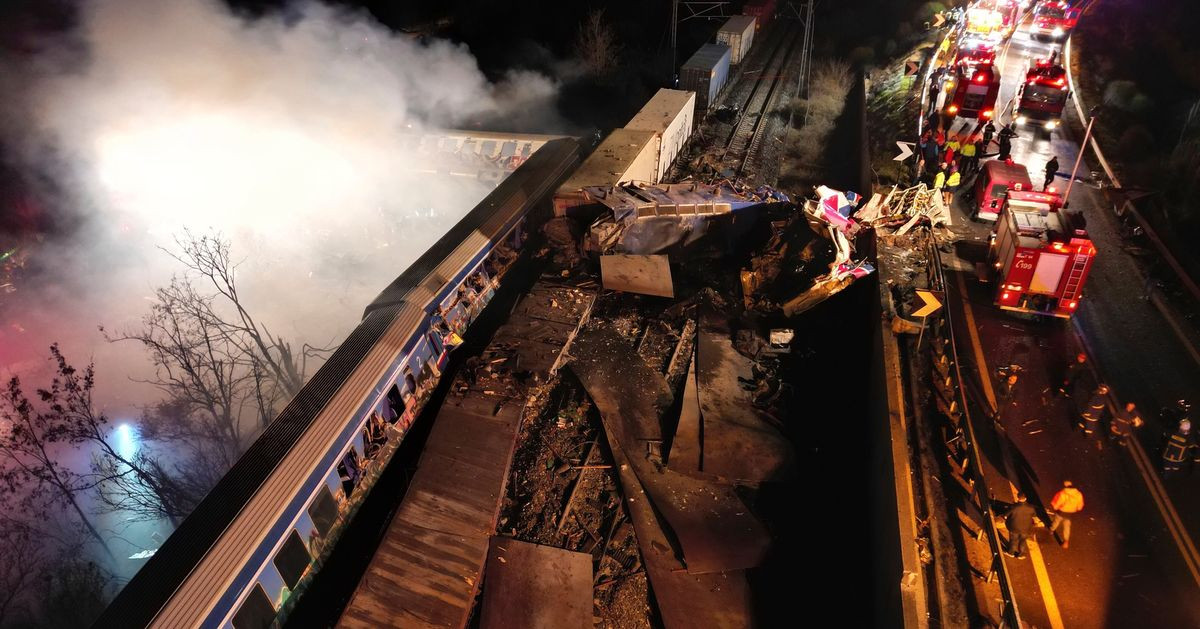 Железнодорожная катастрофа в Греции: десятки погибших и раненых