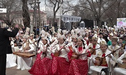 В канун Наурыза в Алматы прошёл Республиканский челлендж домбристов «Күй күмбірі»