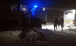 Қарағанды облысында 30-ға жуық жолаушы қар құрсауынан құтқарылды