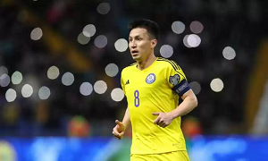 Гол капитана сборной Казахстана официально признали лучшим в УЕФА 