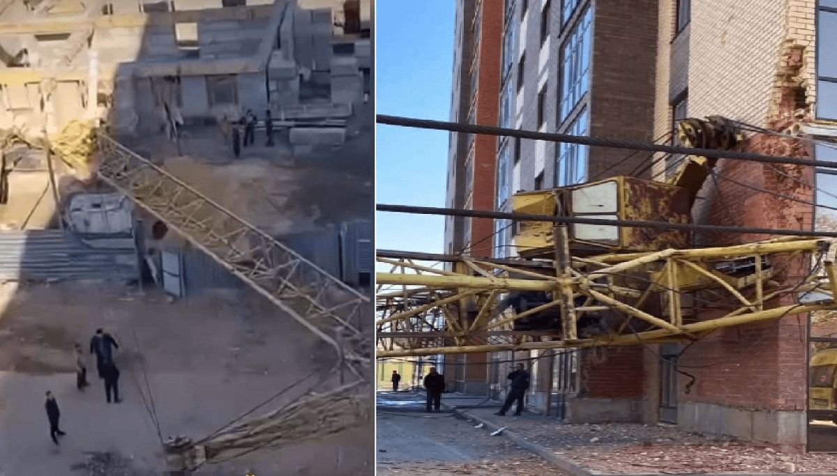  Трагедия на стройке: рабочий погиб при обрушении башенного крана 