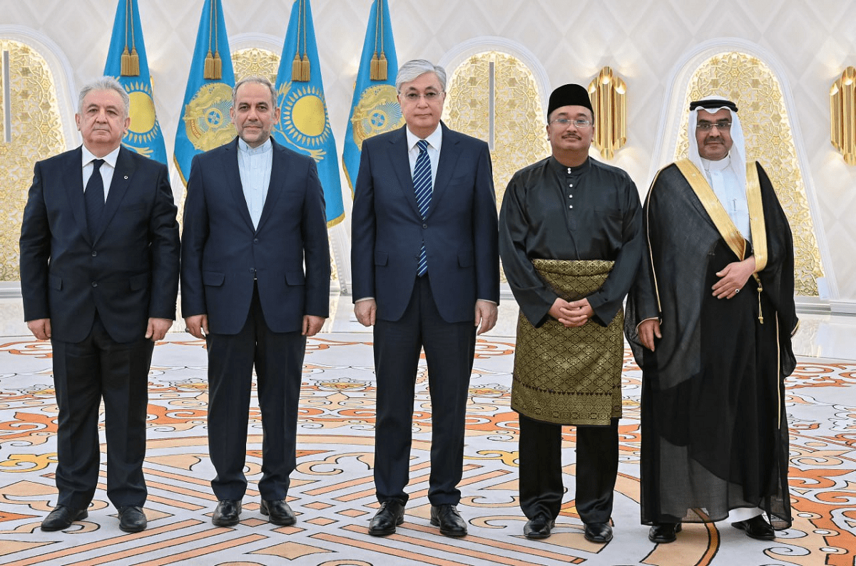 Президент Казахстана принял верительные грамоты у послов ряда государств