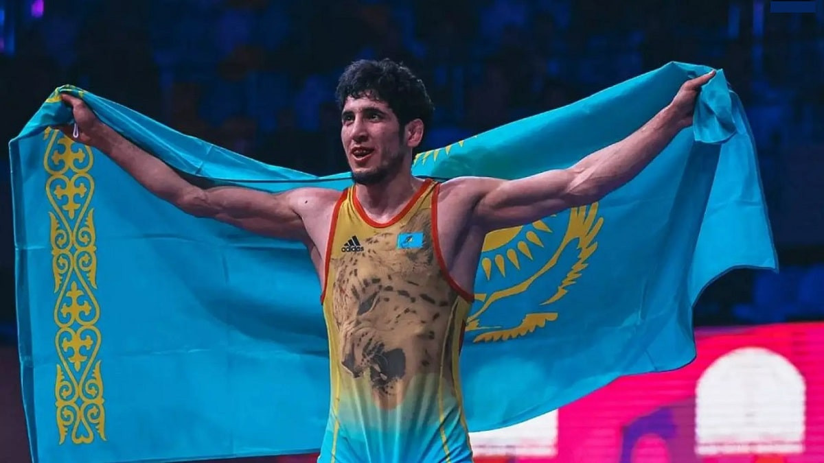 Чемпионат Азии: казахстанский борец Ибрагим Магомадов завоевал "золото"