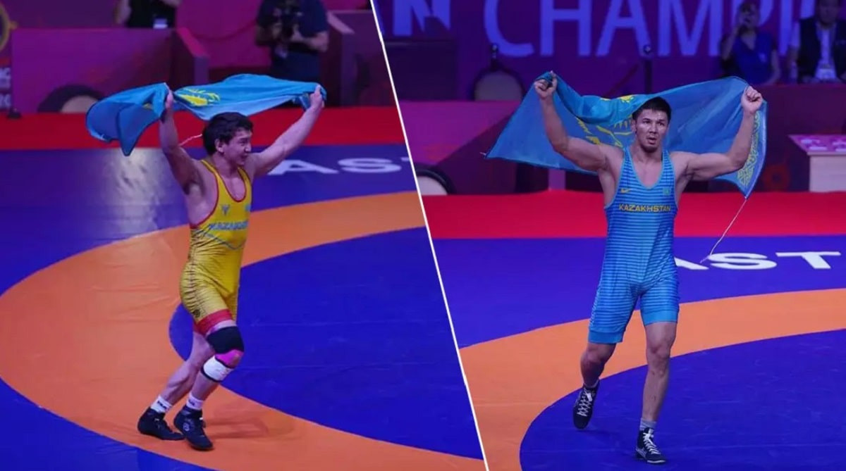 Еще два "золота" завоевал Казахстан на чемпионате Азии по борьбе