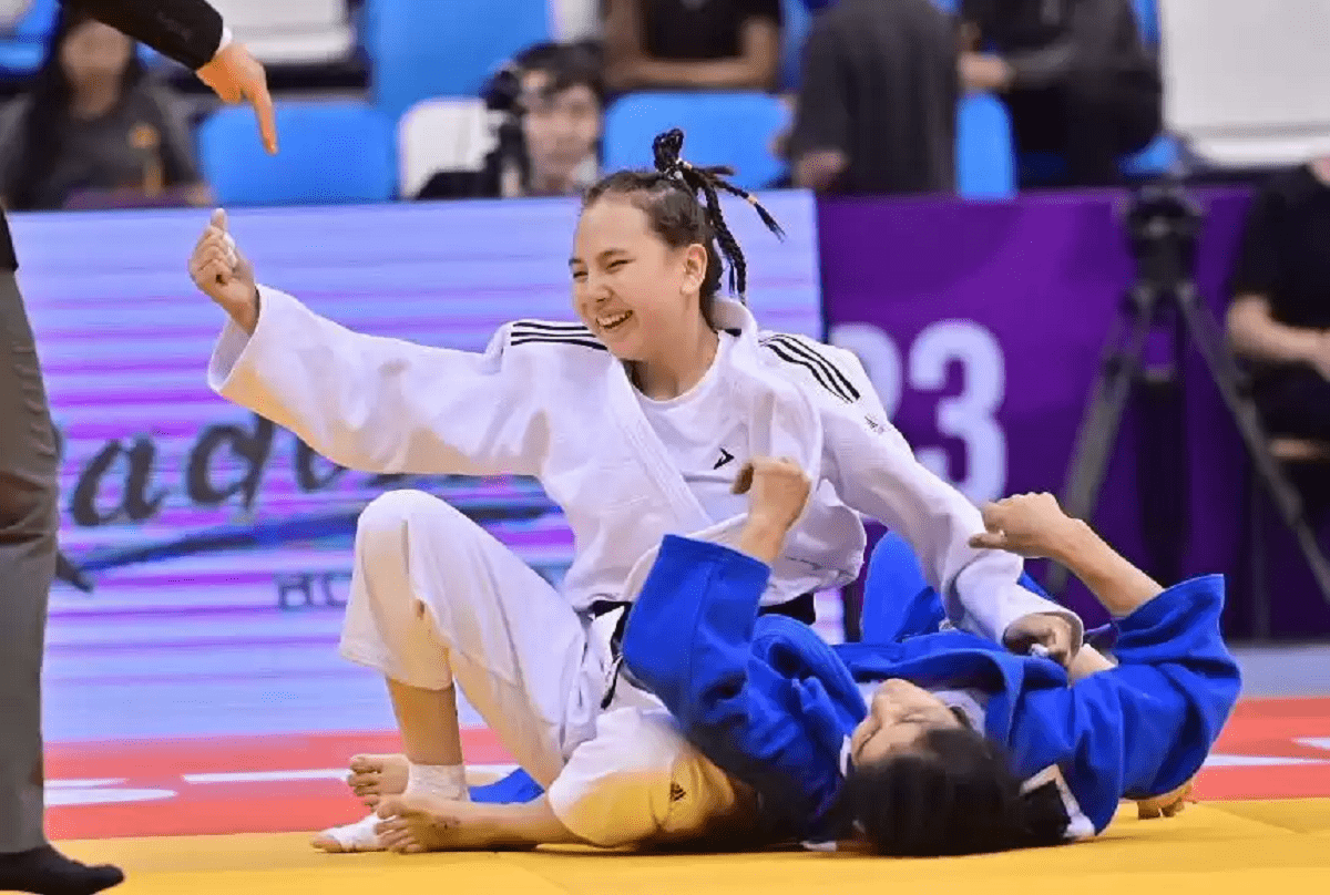 Казахстанская пара дзюдоистка стала чемпионкой Азии