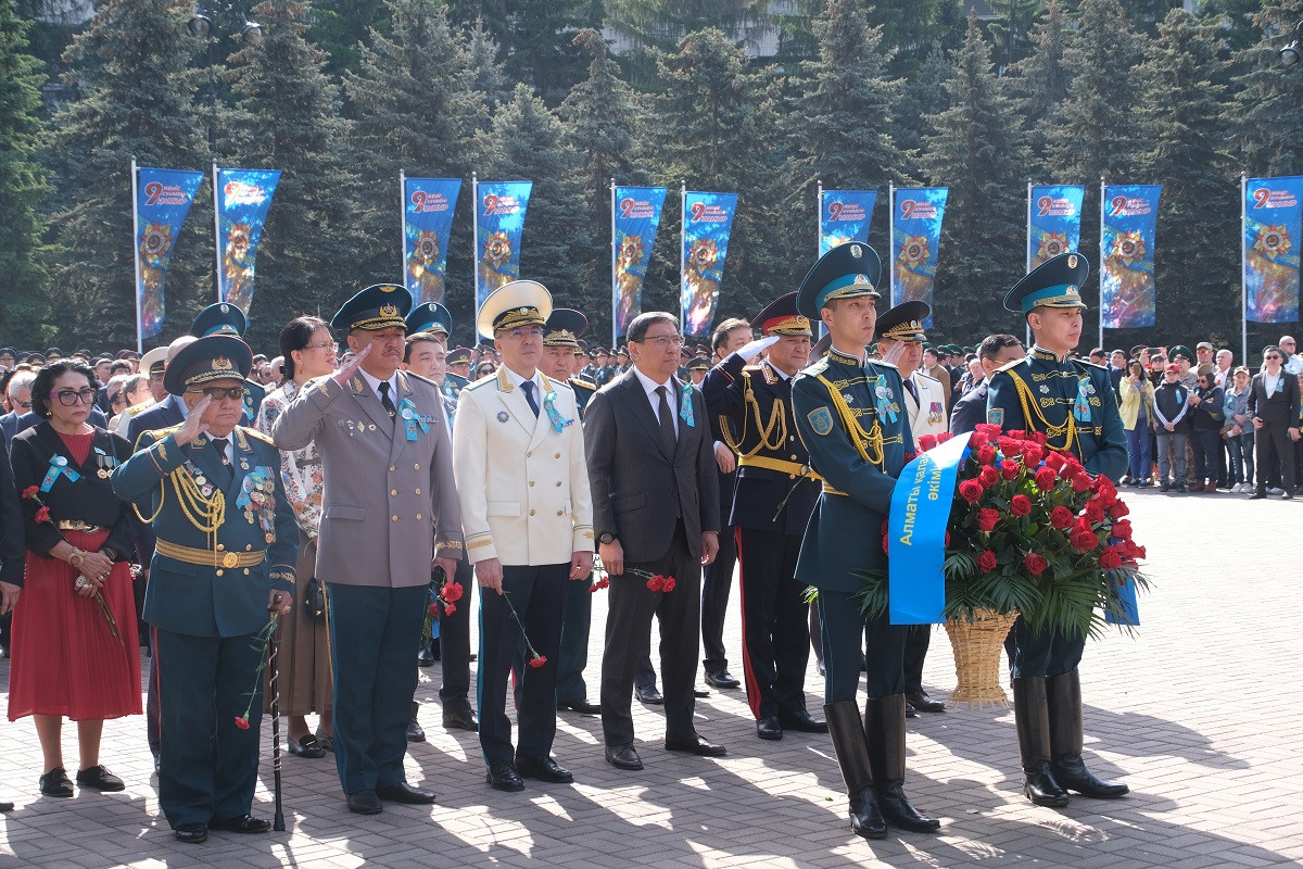 Как в Алматы отмечают День Победы