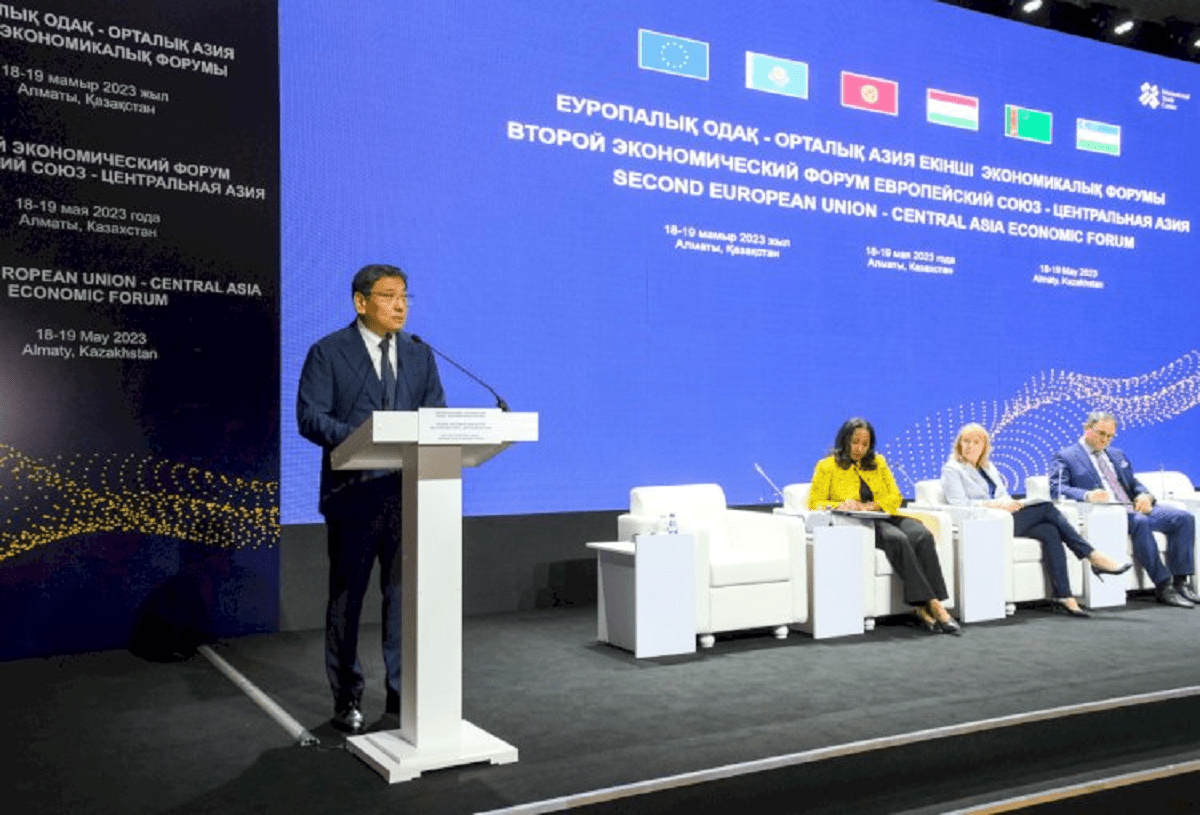  О чем сказал Ерболат Досаев на Экономическом форуме «ЕС – Центральная Азия»