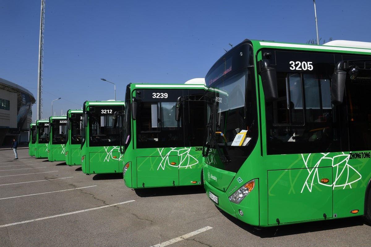 Новые автобусы закупят в Алматы в этом году