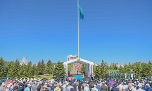 Небесно-голубой Флаг, Герб и Гимн священны для всего нашего народа - Токаев