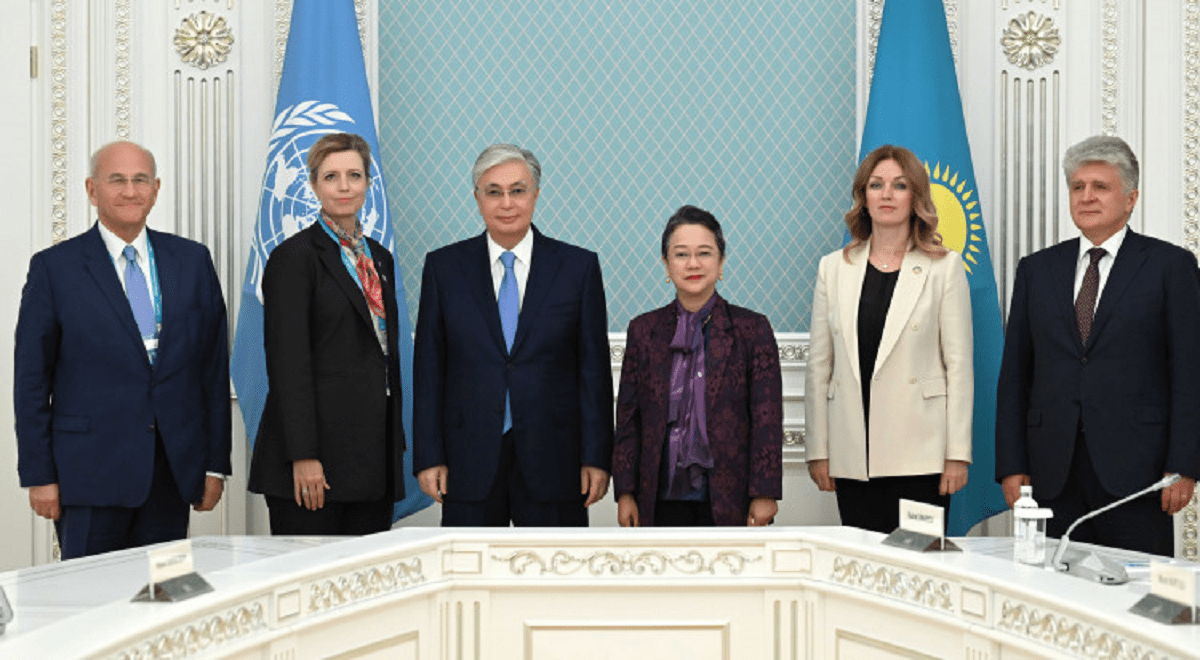 Касым-Жомарт Токаев встретился с делегацией ООН