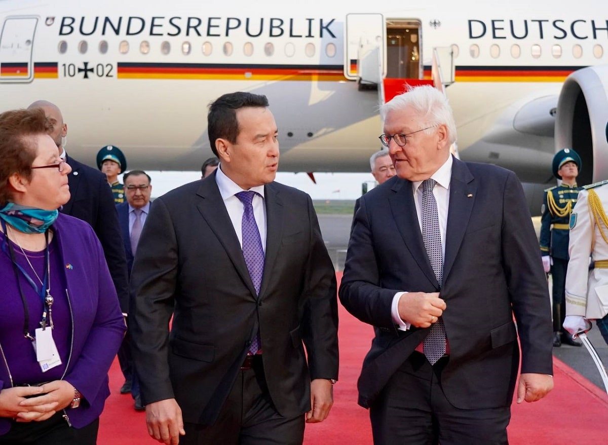 В Казахстан с государственным визитом прибыл Федеральный Президент Германии