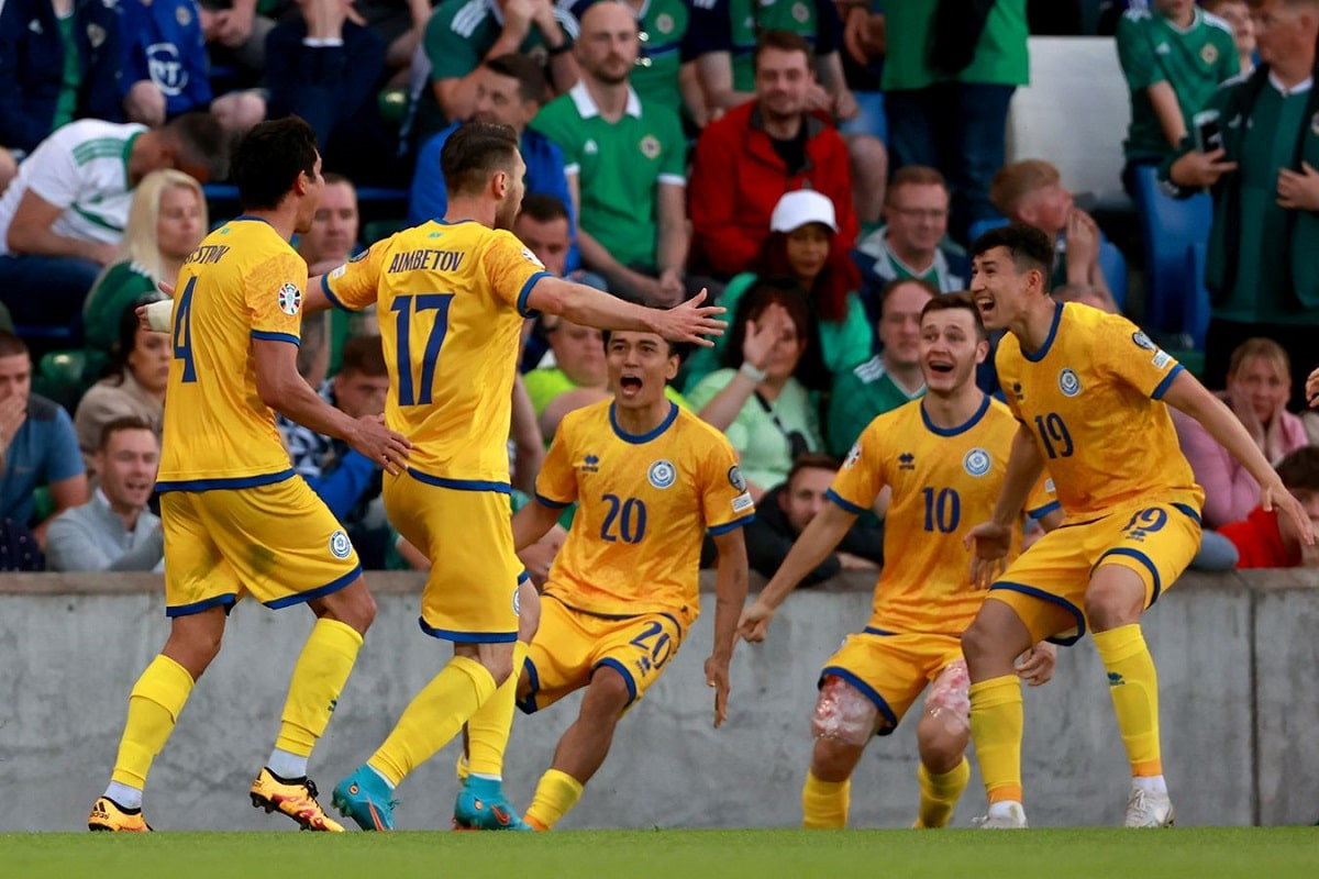 Сборная Казахстана по футболу поднялась в рейтинге сразу на 10 позиций