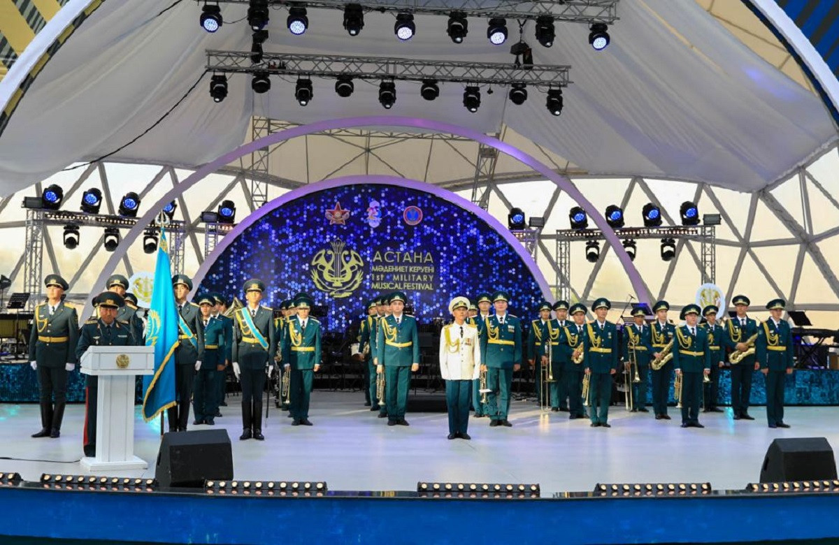 Астанада әскери оркестрлердің халықаралық фестивалі өтіп жатыр