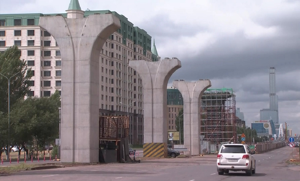 Астанада LRT құрылысы қайта жанданды