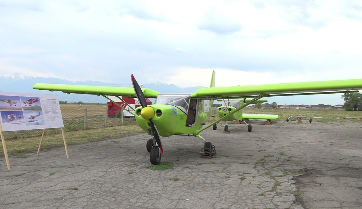 В Алматинской области презентовали новые отечественные самолеты