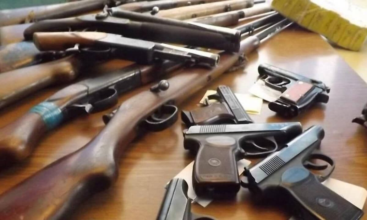 Незаконное хранение оружия: с начала года к ответственности привлеченно свыше 1000 человек