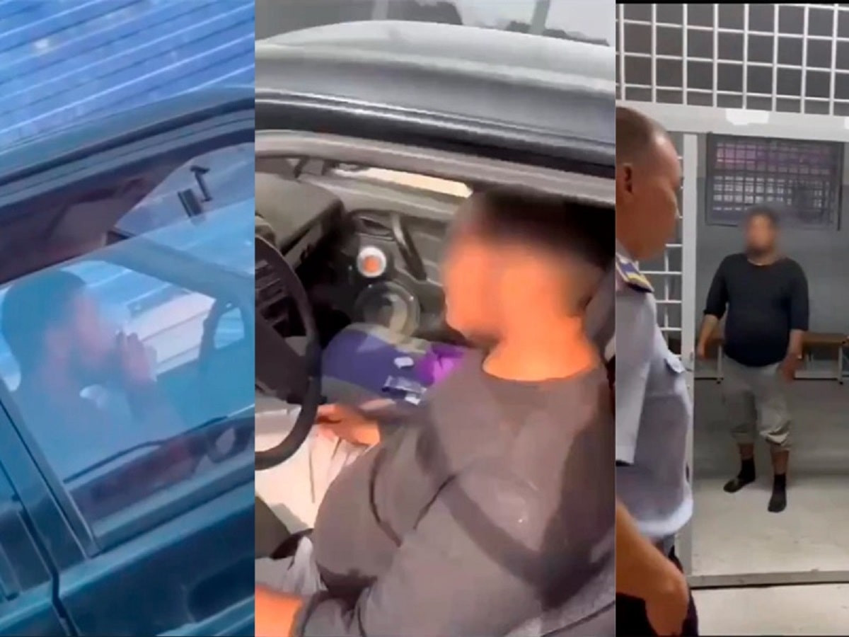 Нюхающего клей за рулём мужчину арестовали в Атырау