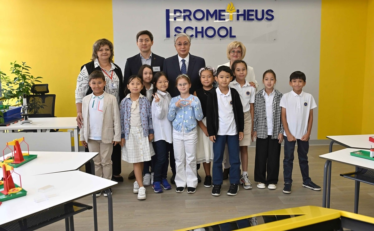 Касым-Жомарт Токаев посетил Prometheus School