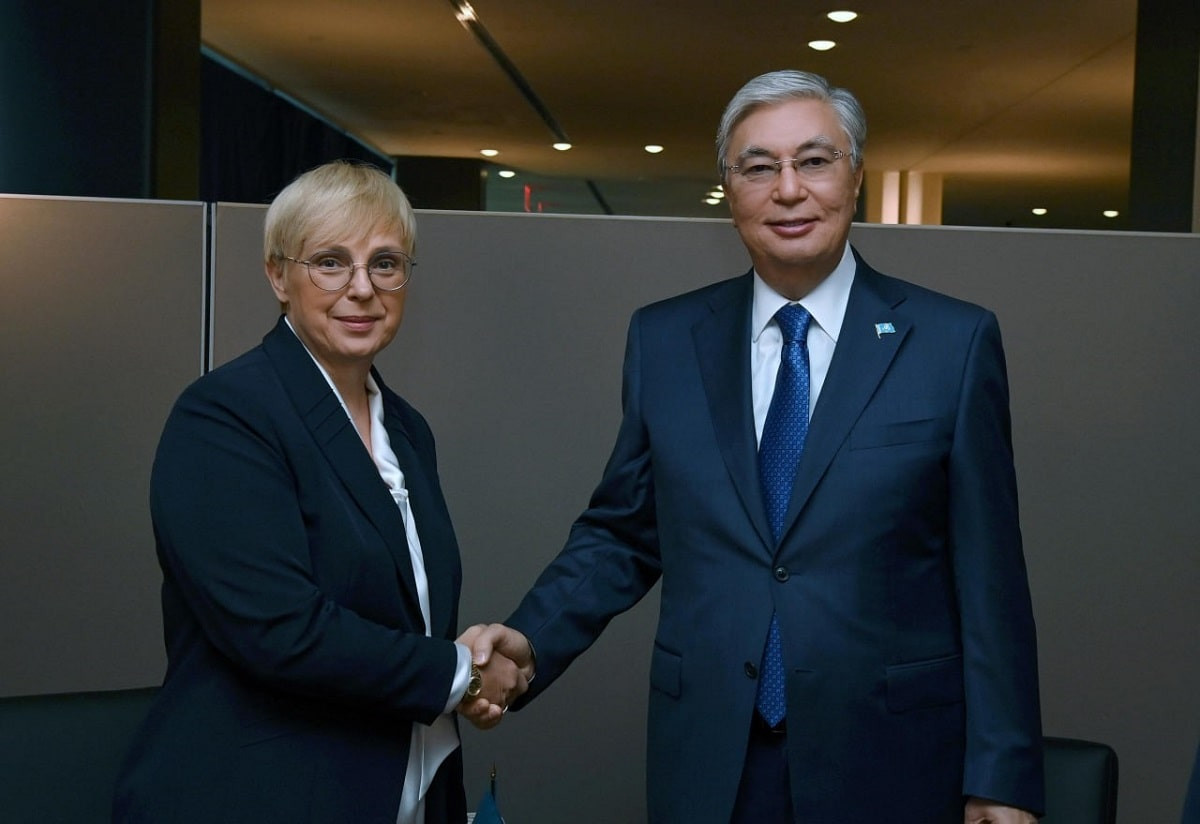 Токаев провёл переговоры с президентом Словении Наташей Пирц-Мусар  