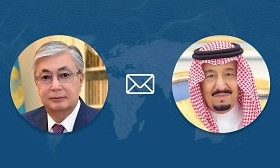 Мемлекет басшысы Сауд Арабиясы Короліне жеделхат жолдады