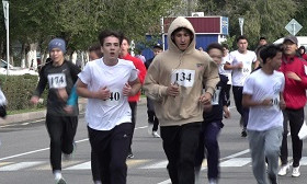 Денсаулық фестивалі: Қонаев қаласында жүгіруден марафон өтті