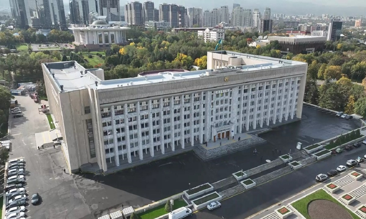 В реконструкции здания акимата Алматы использованы пожаростойкие материалы