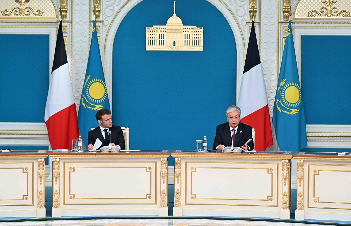 Президент Франции в Казахстане: о чем  договорились главы государств