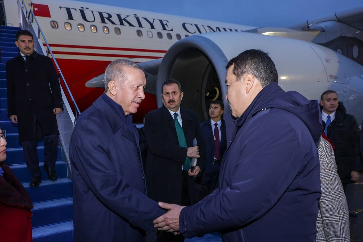 Түркия президенті Режеп Тайип Ердоған Астанаға келді