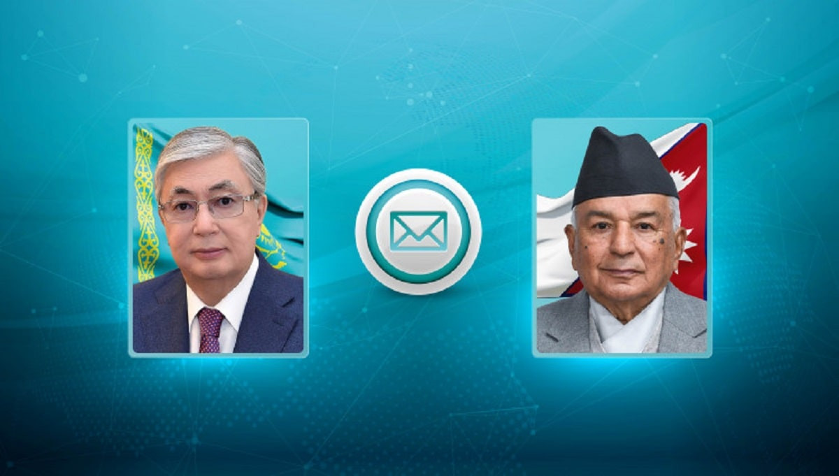 Глава государства направил телеграмму президенту Непала