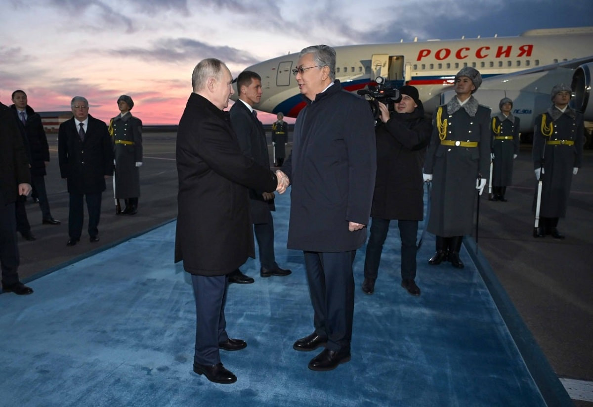 В Казахстан с официальным визитом прибыл Владимир Путин 