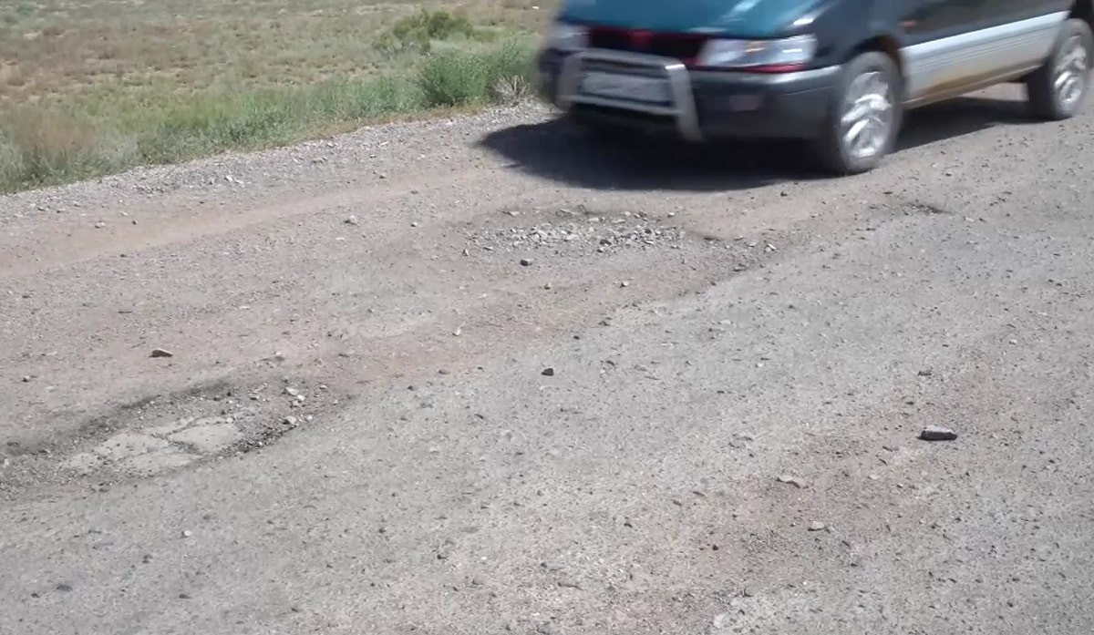 Курс на улучшение: с начала года в области Улытау отремонтировали 175 км дорог