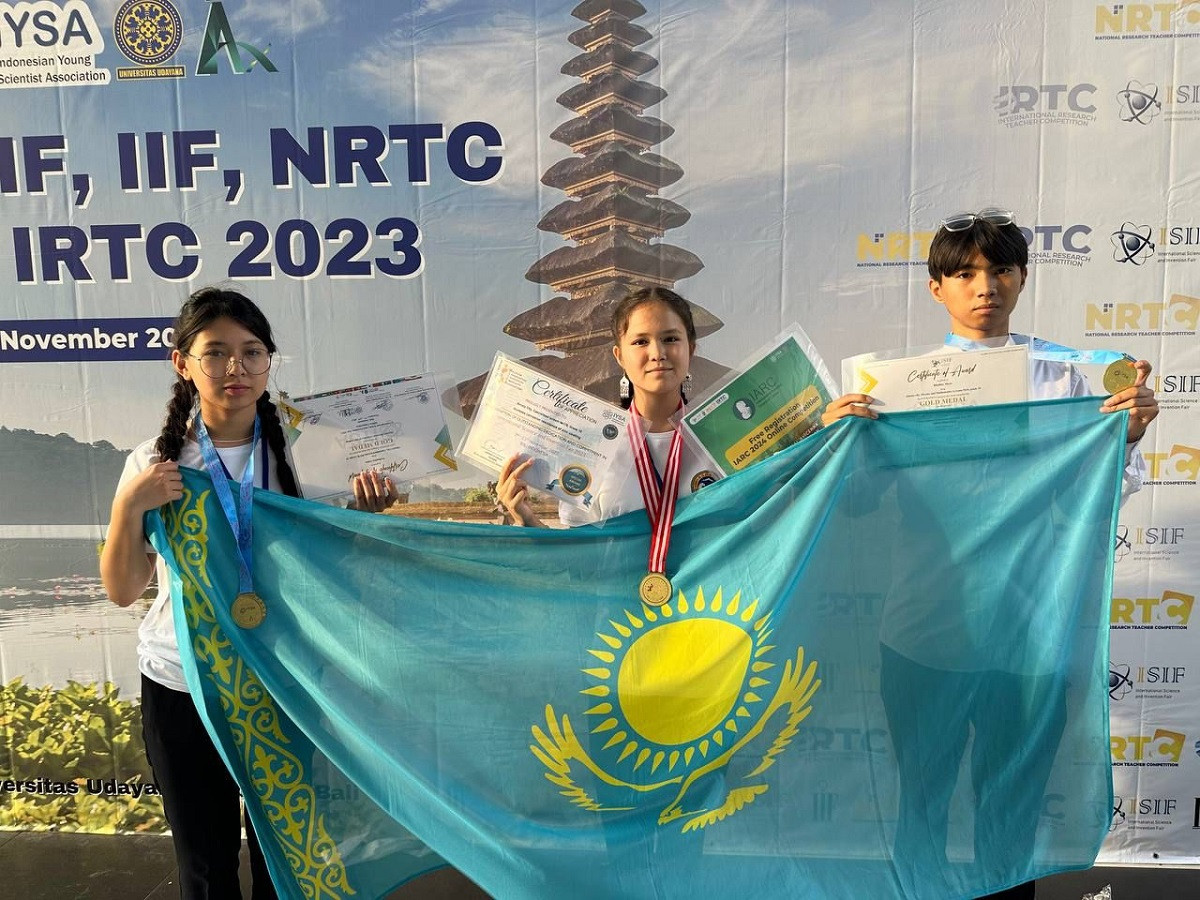 Научные проекты школьников из Алматы завоевали призовые места на международной выставке изобретений
