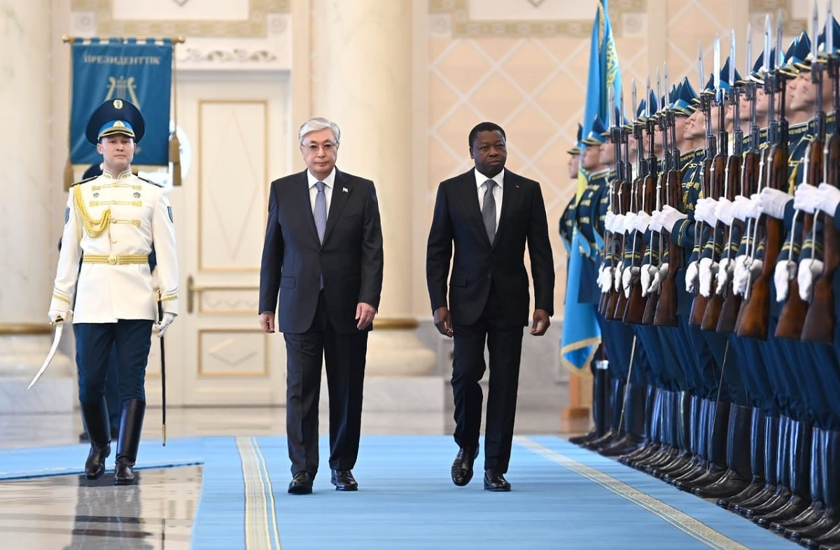 Президент Того Республикасының басшысын қарсы алды