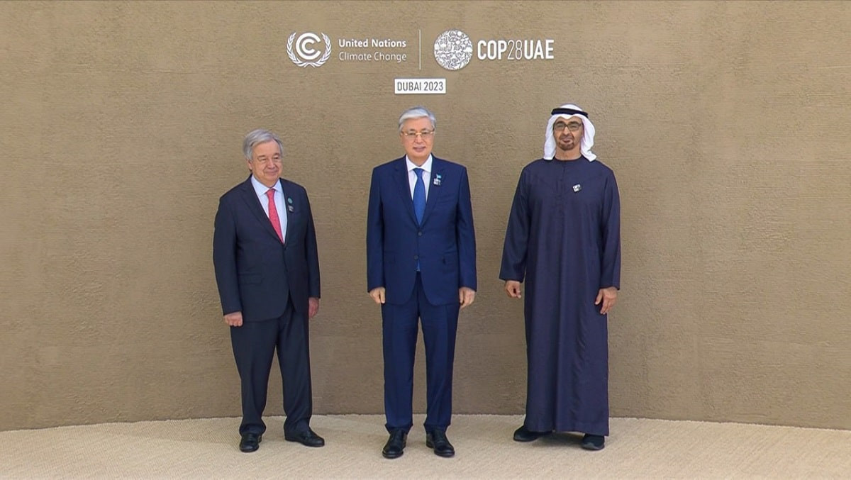 Токаев принимает участие в церемонии открытия Всемирного климатического саммита в Дубае