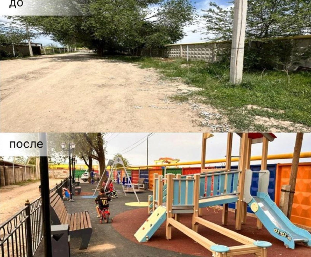 Несколько детских площадок открылось в Алматы