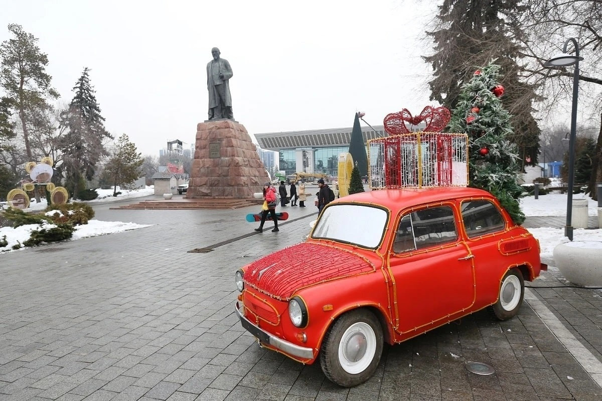 Погода в Алматы с 25 по 31 декабря 2023