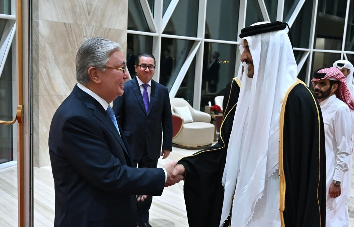 Президент Казахстана прибыл с государственным визитом в Государство Катар