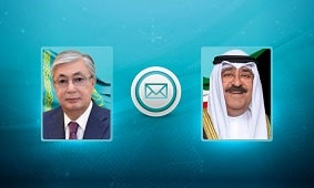 Глава государства направил поздравительную телеграмму Эмиру Государства Кувейт