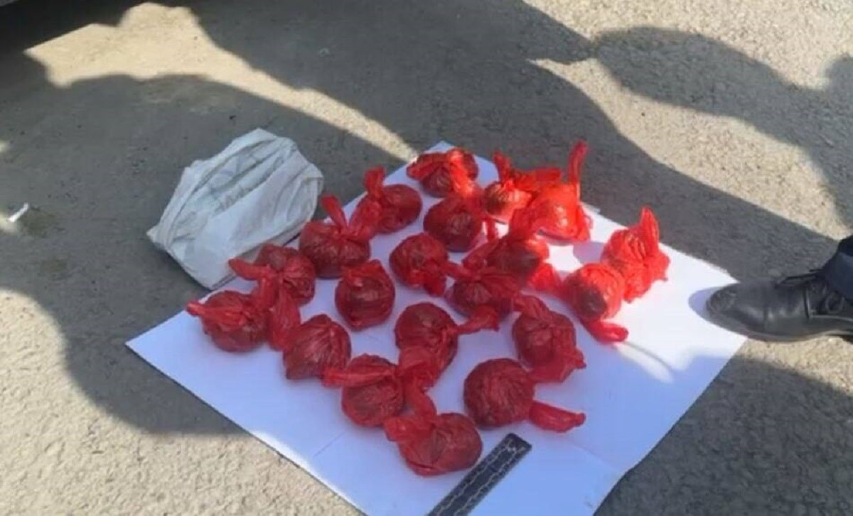 Түркістан облысында полиция көлік жүргізушісінен 1 келіден астам есірткі тапты  