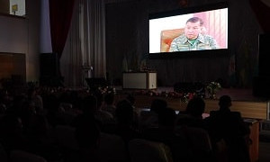 В Алматы презентовали многосерийный фильм о военнослужащих