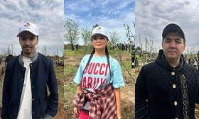 «Алматы - город-сад»: казахстанские звезды приняли участие в массовой посадке яблонь